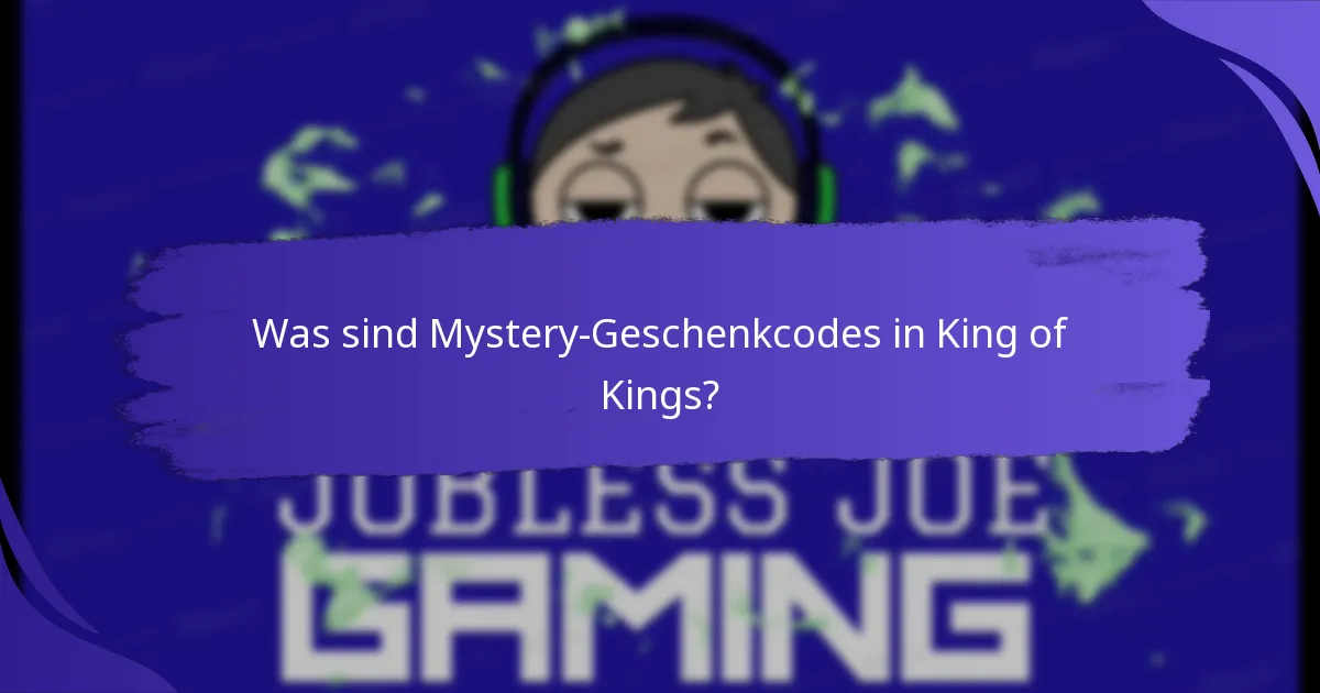 Welche Belohnungen können die Spieler von Mystery-Geschenkcodes erwarten?