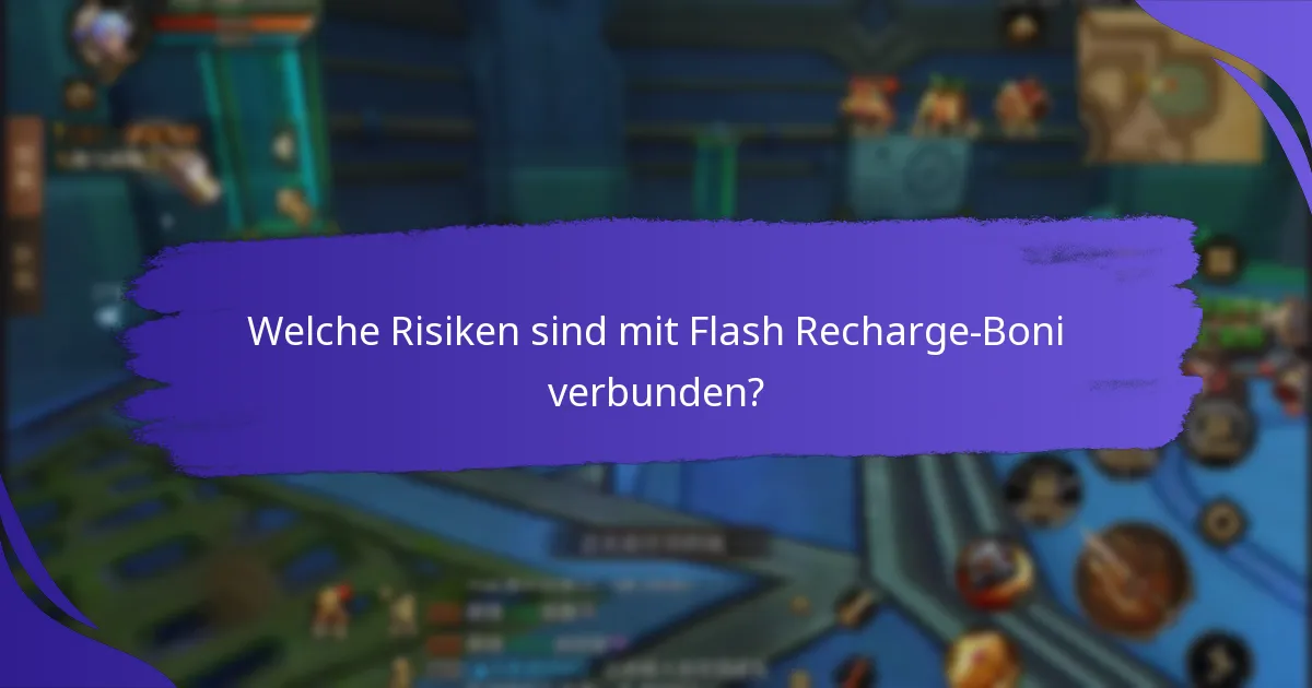 Wie vergleichen sich die Flash Recharge-Boni verschiedener Anbieter?